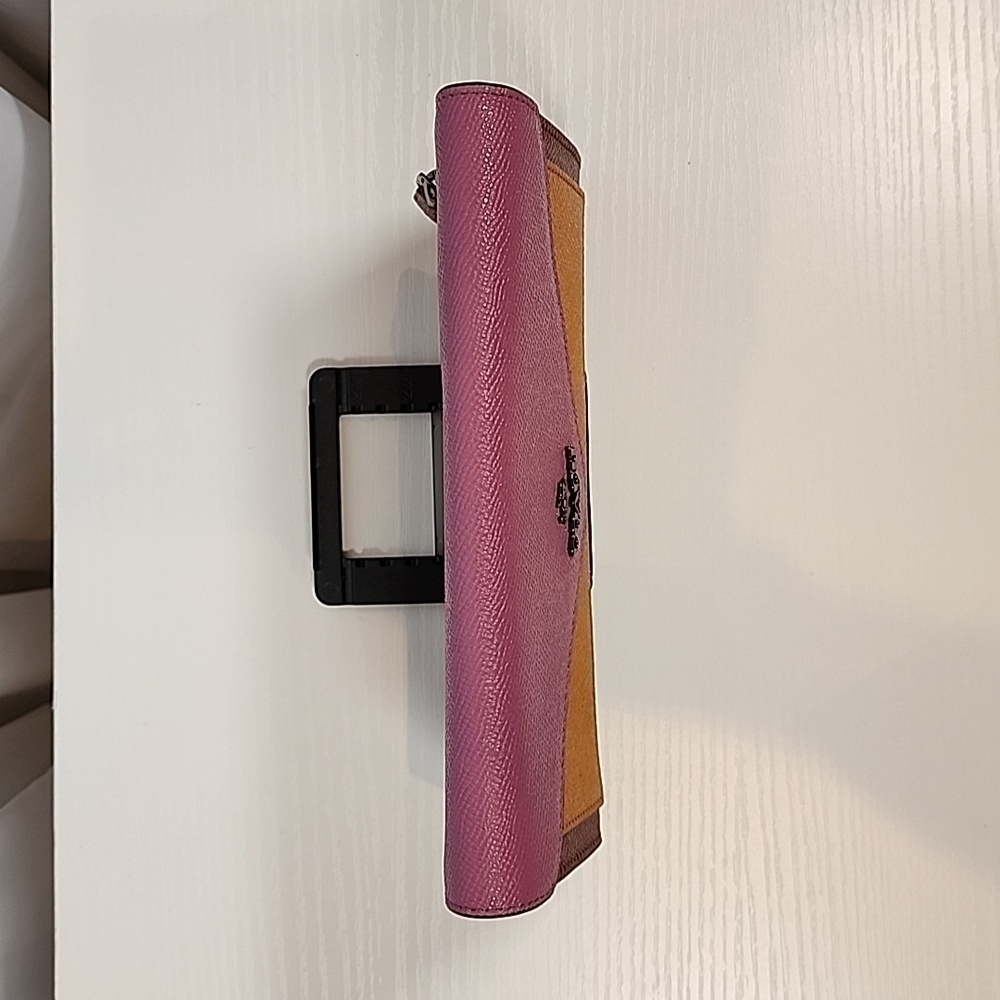 Coach Soft Wallet In Colorblock #12122 - Picture 2 of 10